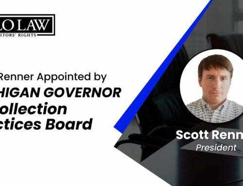 Scott Renner, President of Velo Law, Appointed by Michigan Governor to Collection Practices Board